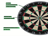 18-inch sisal dartboard, 45cm sisal round net dartboard, digital printed sisal dartboard, sisal dart V1102-HEFB-002