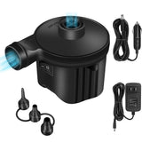Electric Air Pump,Portable Inflator and Deflator with 3 Nozzles for Air Mattress Beds,Inflatable V1366-AZ2-W-12261