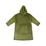 Accessorize Moss Green Super Soft Hooded Blanket Small/Medium V442-HIN-BLANKET-HOODIE-MOSSGREEN-S