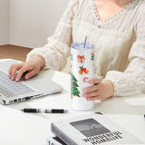 8 Pack Straight Sublimation Tumblers, 30 oz Blank Tumbler Bulk, Stainless Steel Double Wall Tumbler V952-KBJPJTJBXG8J1O806V0