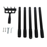 Weeding Rake Adjustable Length Stainless Steel Ergonomic Handle Hand Rake Garden Tool for V1294-YM0703-3111230070413