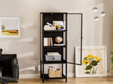 Stacked Glass Display Cabinet Collections Storage DBOX1004-4-BK