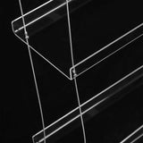Transparent Acrylic Hanging Plant Shelf 4 Tiered for Indoor Window Use V1192-AZ-W-29763
