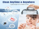 Ultrasonic Retainer Cleaner, 42kHz Portable UV Cleaner fors Aligner Mouth Guard V1337-MU-S5WU-7I6R