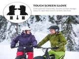 1Pair Riding Thermal Glove Touch Screen Design Waterproof Warm Keeping Gloves V1369-AZ3-W-16913
