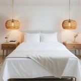 Hanging Light Lamp Shades Boho Rattan Lamp Shades, Woven LampShades for Floor Lamps Rattan Pendant V1192-AZ-W-20735