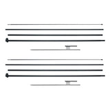 Feather Flag Pole Kit 2 Packs Swooper Flag Pole 16.3 ft with Ground Stakes V952-QGYMQJGZ45M2VXKTYV0