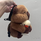 Capybara Hold Duck Chalk Bag Rock Climbing Chalk Bag V1261-STITCH001