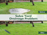 4 Inch Angled Drain Grating Yard Drain Emitter for Gutter Downspout Extensions and Lawn Ditch V1189-LC-LY-00137