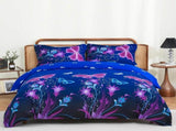1000TC Stripe Siena Willow Quilt / Doona / Duvet Cover set V745-AQ023376K3