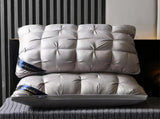 Grey Luxury Adjustable Bed Pillow Set - Hotel Quality Down Alternative for Ultimate Neck V888-ELOSUNG36029