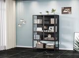 Stacked Glass Display Cabinet Collections Storage DBOX1004-4-D-BK