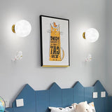 Astronaut Moon Wall Lamp with Warm Light,Diameter 15cm V888-ELOSUNG15443