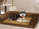 PaWz Pet Bed Sofa Dog Bedding Soft Warm L PT1027-L-BR_NZ