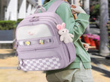 Backpack - Waterproof backpack for girls - laptop sleeve - Rucksack - laptop bag - Girl's Backpack V1188-MS101-02361-1