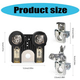 Positive & Negative Battery Terminals Clamps with Fuses Electrical Protections AE5Z14526BA V1366-AZ2-W-17080