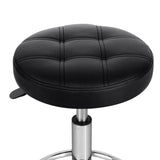 Artiss Salon Stool Round Swivel Chairs SALON-B-D-RD-NEW-BK