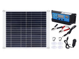Solar Panel Kit 100W Photovoltaic 20W Portable Foldable Solar Charger with 100A Controller for V1294-YM0523-3114220045411