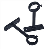Ceiling Mounted Curtain Rod Brackets, Heavy Duty Ceiling Bracket for 1 Inch Curtain Rod Holder V1369-AZ3-W-11802