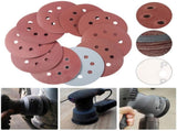 100 Pieces Sanding Disc, Sanding Discs 80, 180, 240, 320, 400, 800, 1000, 1500, 2000, 125mm V1237-ZY-528-267