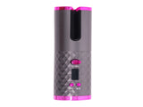 Purple Portable Wireless Auto Hair Curler Smart Anti-Tangle Curling Wand with 5000mAh Power Bank V1268-MZ00095