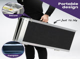 EQUIPMED 152cm Portable Folding Aluminium Access Ramp, 272kg Rated, for Wheelchair, Mobility V219-HELRMPEQ15SA