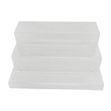 3 Tiers Bar Bottle Rack Clear Acrylic Display Risers Liquor Bottle Stand for Cupcake Collectibles V1294-YM0901-3117240279611