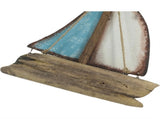 Handcrafted Sailboat Ornament 35cm V637-12808BOA