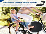 luggage carrier cushion with backrest, leather bicycle saddle cushion for the back of a children's V1189-LC-QP-00822