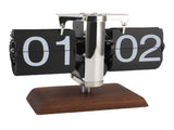 Flip Desk Clock Vintage Large Number 24 Hours Auto Flip Down Mechanical Clock for Home Living Room V1294-YM0901-3115250023812