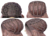 European And Gradient Blue Long Curly Hair High Temperature Silk Wig V1366-AZ2-W-12412