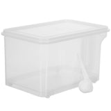 Clear Laundry Detergent Container with Handle for Easy Pouring and Stackable Storage V1366-AZ2-W-17395