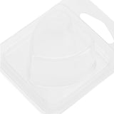 100 Packs Wax Melt Clamshell Molds Containers Clear Empty Plastic Tray for Valentine Day Wickless V1294-YM0901-3117240037111