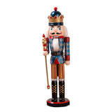 Nutcracker Soldier Ornaments 38cm Nutcracker Figure Wooden Ornaments for Home Christmas Party V1294-YM0714-10309569