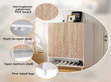 Artiss Shoe Rack Cabinet 24 Pairs 6-tier White FUR-S-SHOE-01-WHWD-AB