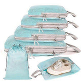 Compression Packing Cubes Luggage Organizer Bags Set for Travel Use V1263-JX-4349