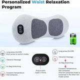 Space Grey 3-in-1 Heated Back Stretcher with Vibration Massage & Traction Lifting Function, V1221-XM-YZAMD-006