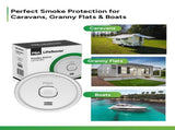 Lifesaver 9V Photoelectric Smoke Alarm V1202-V1-LIFLIFPE9M