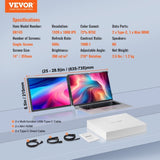 Laptop Screen Extender 14in HD 1080P Portable Monitor for 13"-17" Laptop V952-BXSDNXSQ14YCZA95CV3