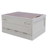 Foldable Camping Storage Box with Lids Versatile Stackable Movable Portable Camping Storage Bin with V1294-YM0901-3117240206312
