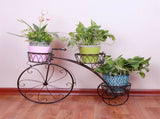 3 Tier Bicycle Style Flower Pots Indoor Outdoor Garden Shelf Rack Metal Plant Stand Au V767-XJJ280-V2
