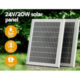 LockMaster Single Swing Gate Opener 20W Full Solar Power Automatic GO-SWING-M01-20W-SOLAR