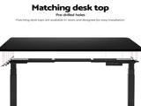 Artiss Standing Desk Frame Only L-shape Motorised HASD-B-M07-BK