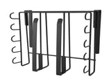 Under Cabinet Hanging Shelf Stainless Steel Under Shelf Storage Rack with Multiple Hooks for Cutting V1294-YM0901-3118240222512