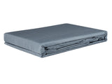 Dreamz 4pcs King Size 100% Bamboo Bed Sheet Set in Charcoal Colour BED1016-K-CH