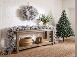 Christabelle 1.2m Pre-Lit LED Tree 61cm Alpine Snow Wreath Prelit 2.74m Alpine Snow Christmas G CMB-JFA120LED-WGP