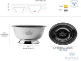 8" Decorative Plastic Planter Pedestal Bowl- Flower Pot Cover, Footed Succulent Dish for Wedding, V1258-DP02-C-401