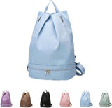 Swim Gym Backpack With Wet Dry Compartment And Shoe Pocket, Foldable Odor Resistant Sports Bag For V1237-ZY-807-213