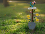 Colour Spade Garden Stake / Wall Decoration 95cm V637-71305SPD