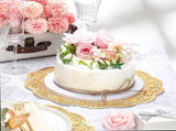 200 Pcs Doilies Lace Paper 14 Inches Disposable Foil Placemats Large Round Pad for Cakes Crafts V1259-DP01-A-5742